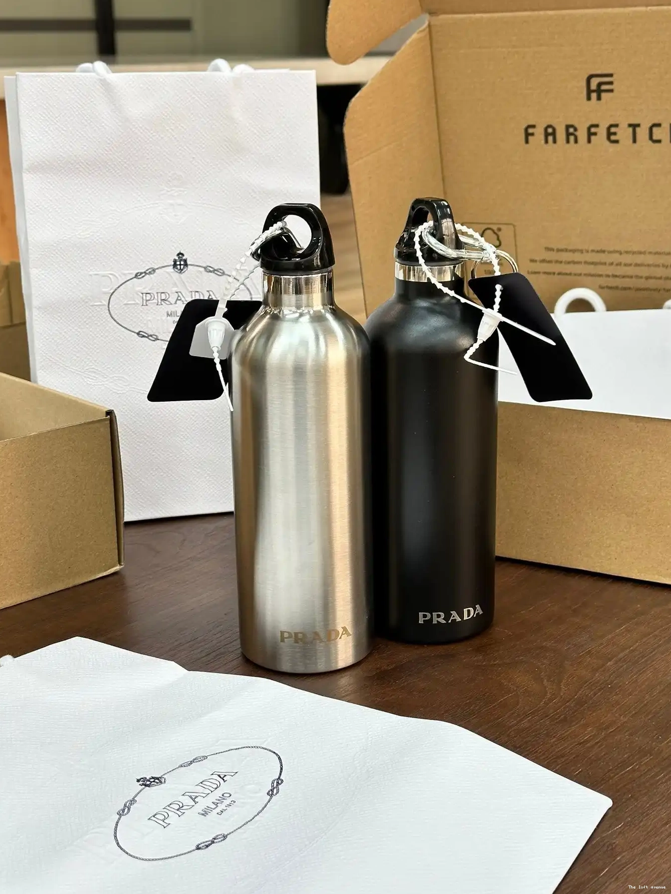 STEEL PRADA STAINLESS BOTTLE 0629